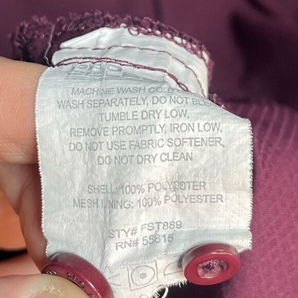 5 for $25🔥Pro Celebrity Maroon Button Front Outdoor Shirt XXXXL (4X) - Picture 4 of 5